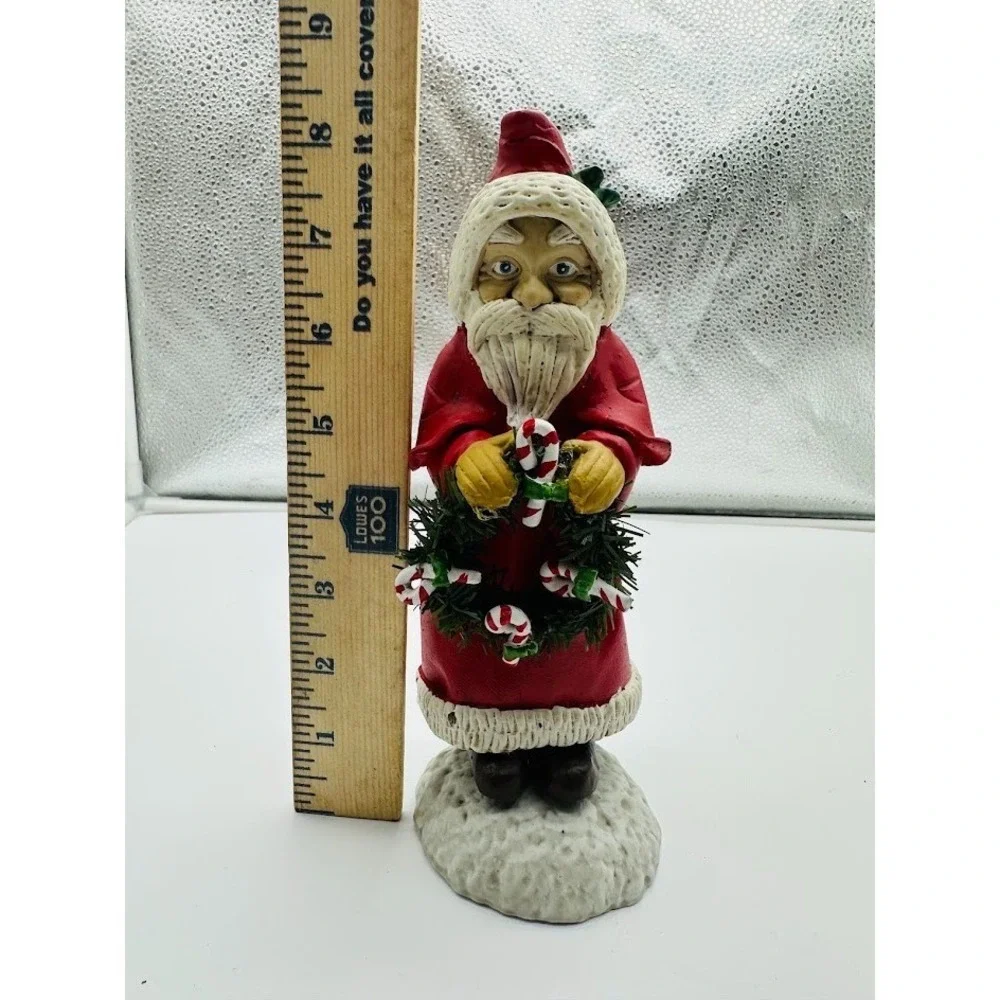 Vintage Santa Claus Resin Figurine Christmas Collectible Decor Rare‎